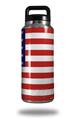 Skin Decal Wrap for Yeti Rambler Bottle 36oz USA American Flag 01 (YETI NOT INCLUDED)