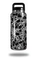 Skin Decal Wrap for Yeti Rambler Bottle 36oz Scattered Skulls Black (YETI NOT INCLUDED)