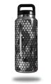 Skin Decal Wrap for Yeti Rambler Bottle 36oz HEX Mesh Camo 01 Gray (YETI NOT INCLUDED)