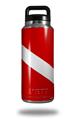 Skin Decal Wrap for Yeti Rambler Bottle 36oz Dive Scuba Flag (YETI NOT INCLUDED)