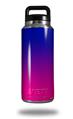 Skin Decal Wrap for Yeti Rambler Bottle 36oz Smooth Fades Hot Pink Blue (YETI NOT INCLUDED)