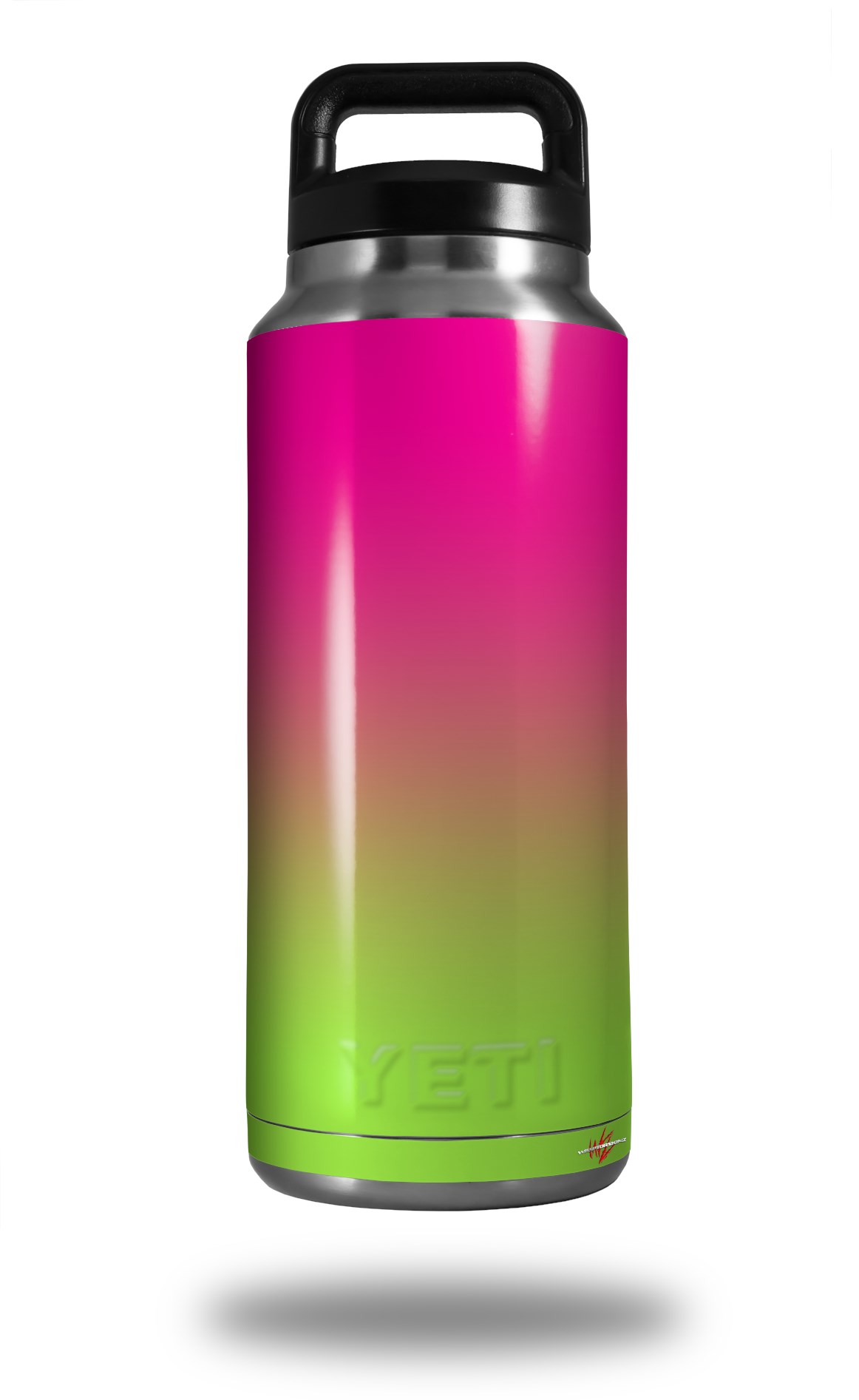 Yeti Rambler Bottle 36oz Smooth Fades Neon Green Hot Pink