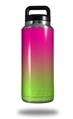 Skin Decal Wrap for Yeti Rambler Bottle 36oz Smooth Fades Neon Green Hot Pink (YETI NOT INCLUDED)