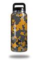 Skin Decal Wrap for Yeti Rambler Bottle 36oz WraptorCamo Old School Camouflage Camo Orange (YETI NOT INCLUDED)