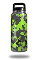 Skin Decal Wrap for Yeti Rambler Bottle 36oz WraptorCamo Old School Camouflage Camo Lime Green (YETI NOT INCLUDED)