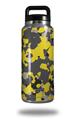Skin Decal Wrap for Yeti Rambler Bottle 36oz WraptorCamo Old School Camouflage Camo Yellow (YETI NOT INCLUDED)