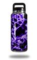 Skin Decal Wrap for Yeti Rambler Bottle 36oz Electrify Purple (YETI NOT INCLUDED)