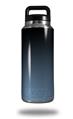 Skin Decal Wrap for Yeti Rambler Bottle 36oz Smooth Fades Blue Dust Black (YETI NOT INCLUDED)