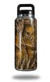 Skin Decal Wrap for Yeti Rambler Bottle 36oz WraptorCamo Grassy Marsh Camo Orange (YETI NOT INCLUDED)