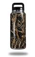 Skin Decal Wrap for Yeti Rambler Bottle 36oz WraptorCamo Grassy Marsh Camo Dark Gray (YETI NOT INCLUDED)