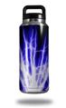 Skin Decal Wrap for Yeti Rambler Bottle 36oz Lightning Blue (YETI NOT INCLUDED)