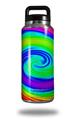 Skin Decal Wrap for Yeti Rambler Bottle 36oz Rainbow Swirl (YETI NOT INCLUDED)