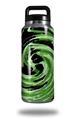 Skin Decal Wrap for Yeti Rambler Bottle 36oz Alecias Swirl 02 Green (YETI NOT INCLUDED)