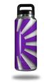 Skin Decal Wrap for Yeti Rambler Bottle 36oz Rising Sun Japanese Flag Purple (YETI NOT INCLUDED)