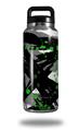 Skin Decal Wrap for Yeti Rambler Bottle 36oz Abstract 02 Green (YETI NOT INCLUDED)
