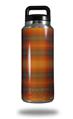 Skin Decal Wrap for Yeti Rambler Bottle 36oz Plaid Pumpkin Orange (YETI NOT INCLUDED)