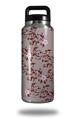 Skin Decal Wrap for Yeti Rambler Bottle 36oz Victorian Design Red (YETI NOT INCLUDED)