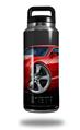 Skin Decal Wrap for Yeti Rambler Bottle 36oz 2010 Camaro RS Red (YETI NOT INCLUDED)