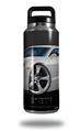 Skin Decal Wrap for Yeti Rambler Bottle 36oz 2010 Camaro RS White (YETI NOT INCLUDED)