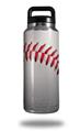 Skin Decal Wrap for Yeti Rambler Bottle 36oz Baseball (YETI NOT INCLUDED)