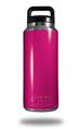 Skin Decal Wrap for Yeti Rambler Bottle 36oz Solids Collection Fushia (YETI NOT INCLUDED)