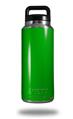 Skin Decal Wrap for Yeti Rambler Bottle 36oz Solids Collection Green (YETI NOT INCLUDED)
