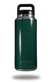 Skin Decal Wrap for Yeti Rambler Bottle 36oz Solids Collection Hunter Green (YETI NOT INCLUDED)