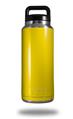Skin Decal Wrap for Yeti Rambler Bottle 36oz Solids Collection Yellow (YETI NOT INCLUDED)