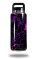 Skin Decal Wrap for Yeti Rambler Bottle 36oz Twisted Garden Purple and Hot Pink (YETI NOT INCLUDED)