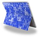 Decal Style Vinyl Skin for Microsoft Surface Pro 4 - Triangle Mosaic Blue -  (SURFACE NOT INCLUDED)