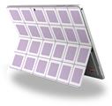 Decal Style Vinyl Skin for Microsoft Surface Pro 4 - Squared Lavender -  (SURFACE NOT INCLUDED)