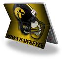 Decal Style Vinyl Skin for Microsoft Surface Pro 4 - Iowa Hawkeyes Helmet -  (SURFACE NOT INCLUDED)
