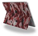 Decal Style Vinyl Skin for Microsoft Surface Pro 4 - HEX Mesh Camo 01 Red -  (SURFACE NOT INCLUDED)