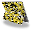 Decal Style Vinyl Skin for Microsoft Surface Pro 4 - WraptorCamo Digital Camo Yellow -  (SURFACE NOT INCLUDED)