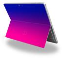 Decal Style Vinyl Skin for Microsoft Surface Pro 4 - Smooth Fades Hot Pink Blue -  (SURFACE NOT INCLUDED)