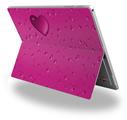 Decal Style Vinyl Skin for Microsoft Surface Pro 4 - Raining Fuschia Hot Pink -  (SURFACE NOT INCLUDED)