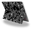 Decal Style Vinyl Skin for Microsoft Surface Pro 4 - WraptorCamo Old School Camouflage Camo Black -  (SURFACE NOT INCLUDED)