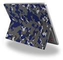 Decal Style Vinyl Skin for Microsoft Surface Pro 4 - WraptorCamo Old School Camouflage Camo Blue Navy -  (SURFACE NOT INCLUDED)