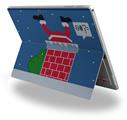 Decal Style Vinyl Skin for Microsoft Surface Pro 4 - Ugly Holiday Christmas Sweater - Incoming Santa -  (SURFACE NOT INCLUDED)