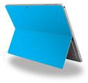 Decal Style Vinyl Skin for Microsoft Surface Pro 4 - Solid Color Blue Neon - (SURFACE NOT INCLUDED)