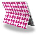 Decal Style Vinyl Skin for Microsoft Surface Pro 4 - Houndstooth Hot Pink - (SURFACE NOT INCLUDED)