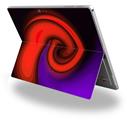 Decal Style Vinyl Skin for Microsoft Surface Pro 4 - Alecias Swirl 01 Red -  (SURFACE NOT INCLUDED)