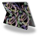 Decal Style Vinyl Skin for Microsoft Surface Pro 4 - Neon Swoosh on Black -  (SURFACE NOT INCLUDED)