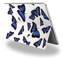 Decal Style Vinyl Skin for Microsoft Surface Pro 4 - Butterflies Blue -  (SURFACE NOT INCLUDED)
