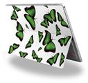 Decal Style Vinyl Skin for Microsoft Surface Pro 4 - Butterflies Green -  (SURFACE NOT INCLUDED)