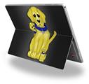 Decal Style Vinyl Skin for Microsoft Surface Pro 4 - Puppy Dogs on Black -  (SURFACE NOT INCLUDED)