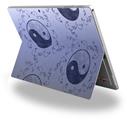 Decal Style Vinyl Skin for Microsoft Surface Pro 4 - Feminine Yin Yang Blue -  (SURFACE NOT INCLUDED)