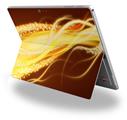 Decal Style Vinyl Skin for Microsoft Surface Pro 4 - Mystic Vortex Yellow -  (SURFACE NOT INCLUDED)