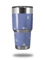 WraptorSkinz Skin Wrap compatible with RTIC 30oz ORIGINAL 2017 AND OLDER Tumblers Snowflakes (TUMBLER NOT INCLUDED)