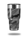 WraptorSkinz Skin Wrap compatible with RTIC 30oz ORIGINAL 2017 AND OLDER Tumblers Camouflage Gray (TUMBLER NOT INCLUDED)